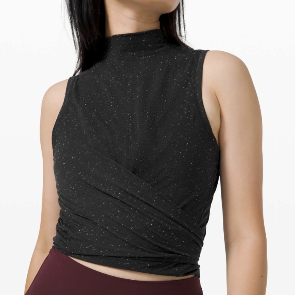 Lululemon Time to Restore Mock Neck Tank Size 6